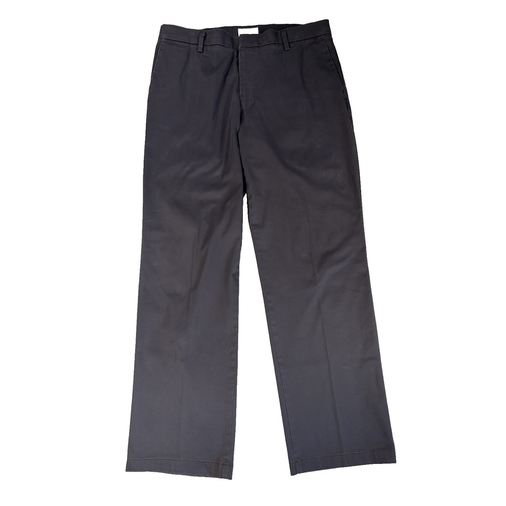 Dockers Straight Fit Men's 34X32 Chinos Pants Black Work Wear Dark Academia
